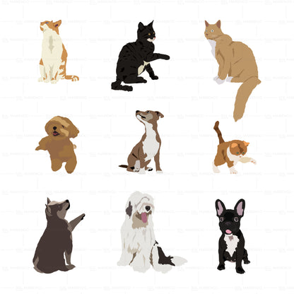 100 animales ilustrados | Vector, PNG & SVG