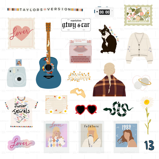 Taylor Swift Stickers | PNG